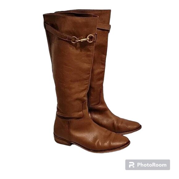 Coach Laguna Distressed Riding Boots, 11 - Picture 1 of 12